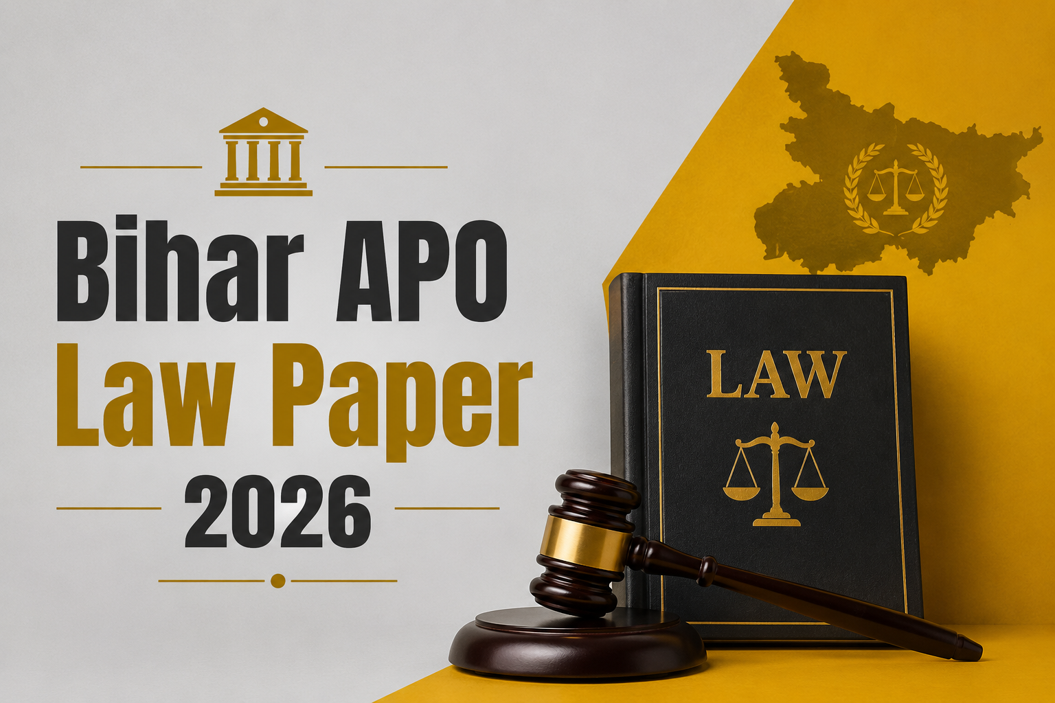 Bihar APO Exam 2026 Prelims Law Question Paper (Complete Questions)
