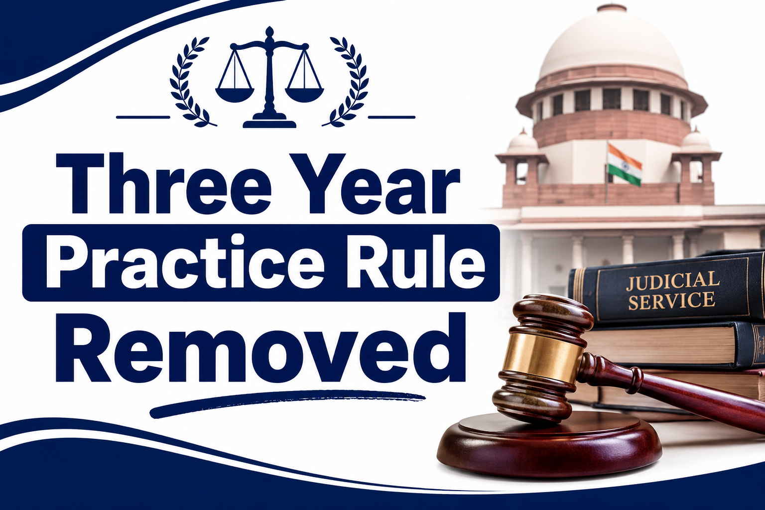Supreme Court Reduces Judicial Service Practice Requirement to 1 Year: Bhumika Trust Judgment 2026
